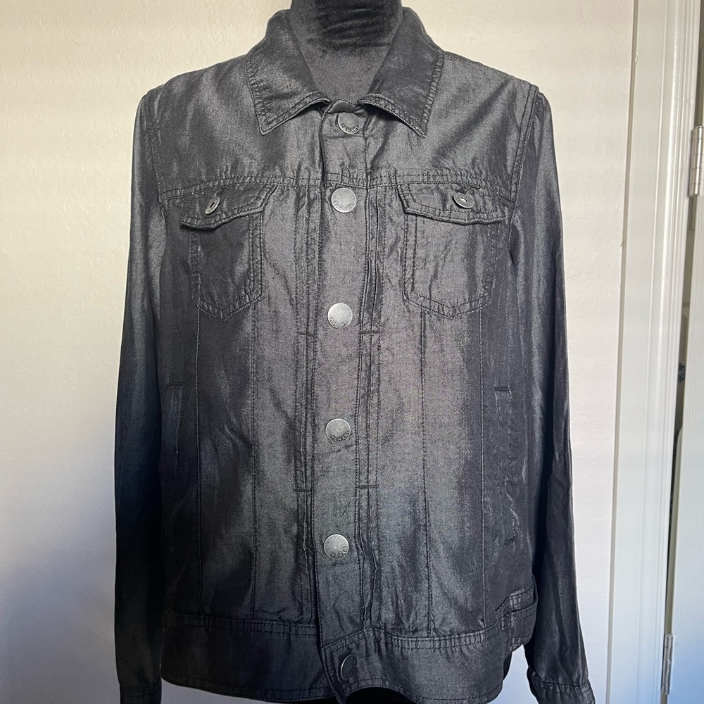 Tahari, off black size large jacket